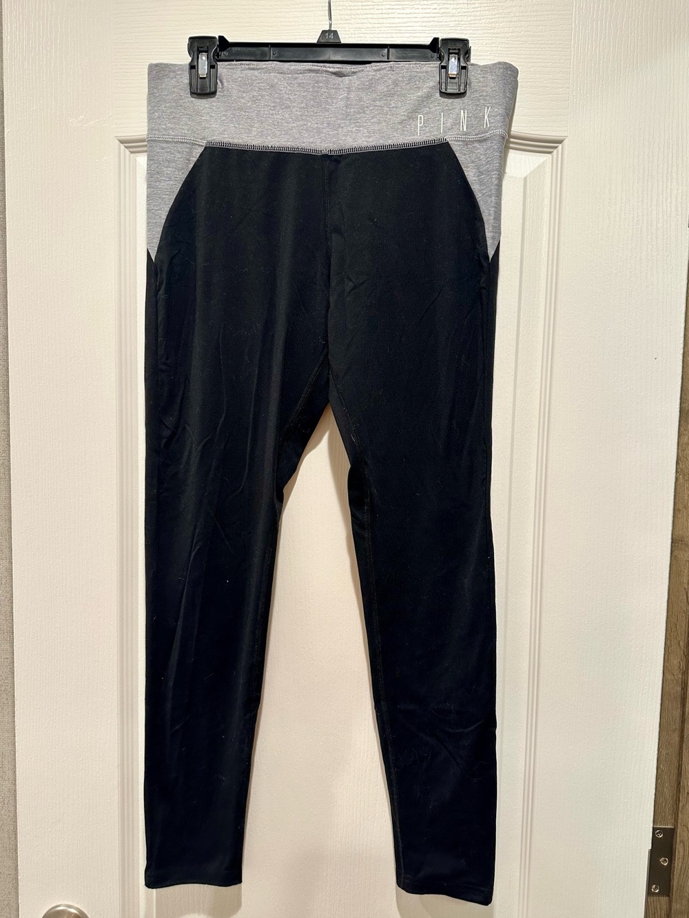 Victoria’s Secret PINK - Black and Grey Yoga Leggings - NWOT!